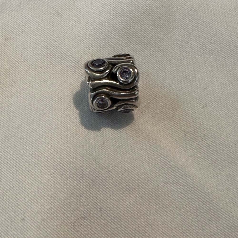 Pandora original wave amethyst Bead Charm - Picture 2 of 9